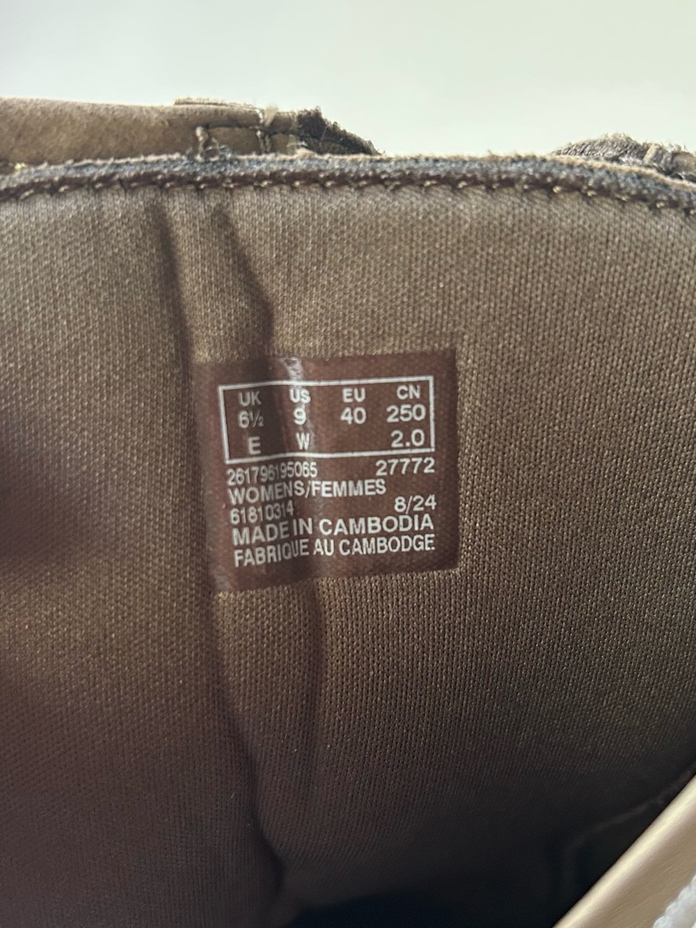 Clarks Collection Hearth Maye Nubuck Leather Women’s Lace-Up Tan Combat Boots 9 - Picture 6 of 11